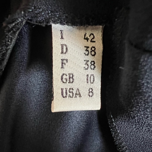 Dark blue Moschino dress from the 90s. Charleston style. Very unique - Picture 4 of 5